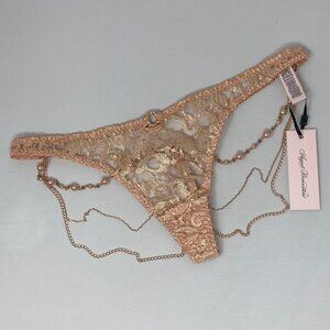 Agent Provocateur Tiarna Blush Thong AP2 Small NWT $425